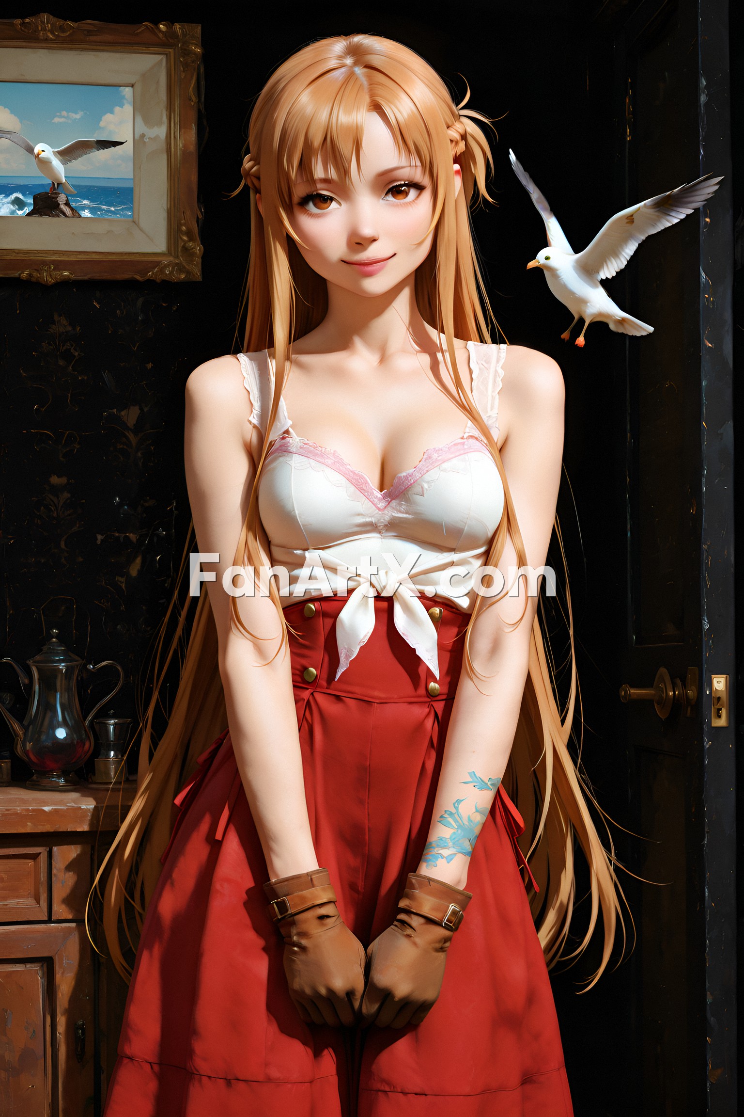 Sao Asuna Yuuki Fanart - Sword Art Online character 5393255